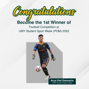 IPIEF Student become the 1st Winner of Football Competition