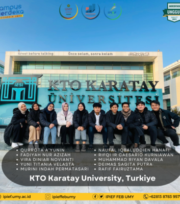 Exchange Student To KTO Karatay University 2022