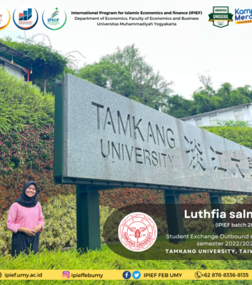 Luthfia salma Student Exchange Outbound even semester 2022/2023 to Tamkang University, Taiwan