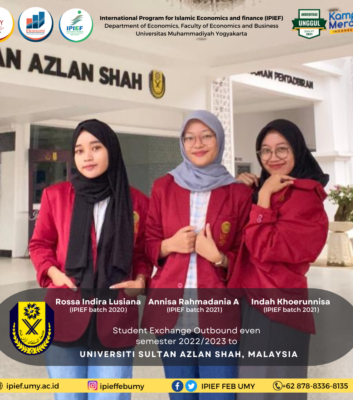 Student Exchange Outbound even semester 2022/2023 to universiti sultan azlan shah, malaysia